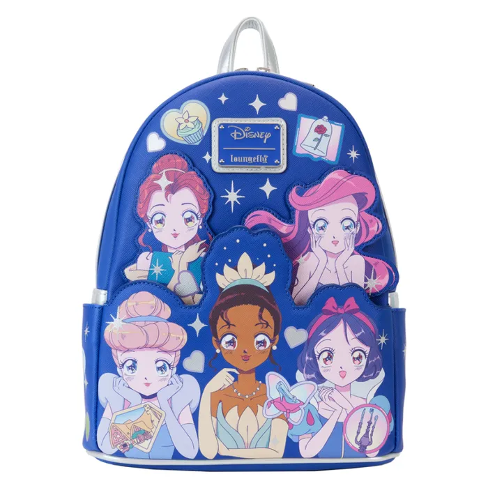 Disney Princess Manga Style Mini Backpack Unisex Loungefly Backpacks