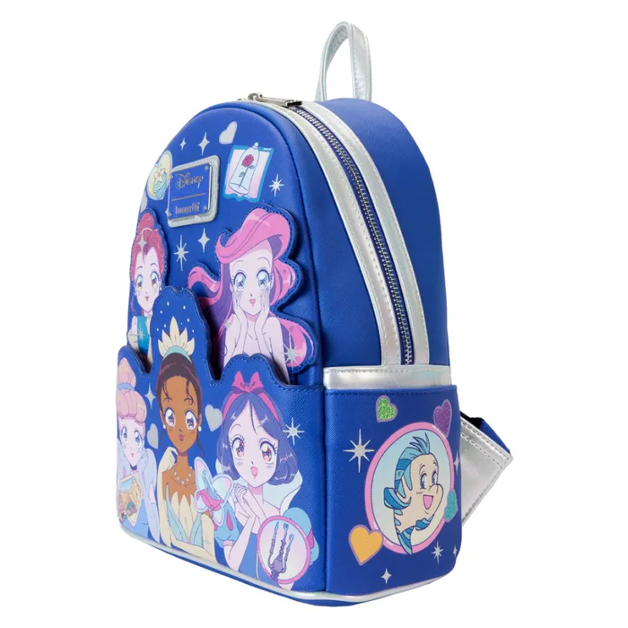 Disney Princess Manga Style Mini Backpack Unisex Loungefly Backpacks Disney Princess Manga Style Mini Backpack Unisex Loungefly Backpacks