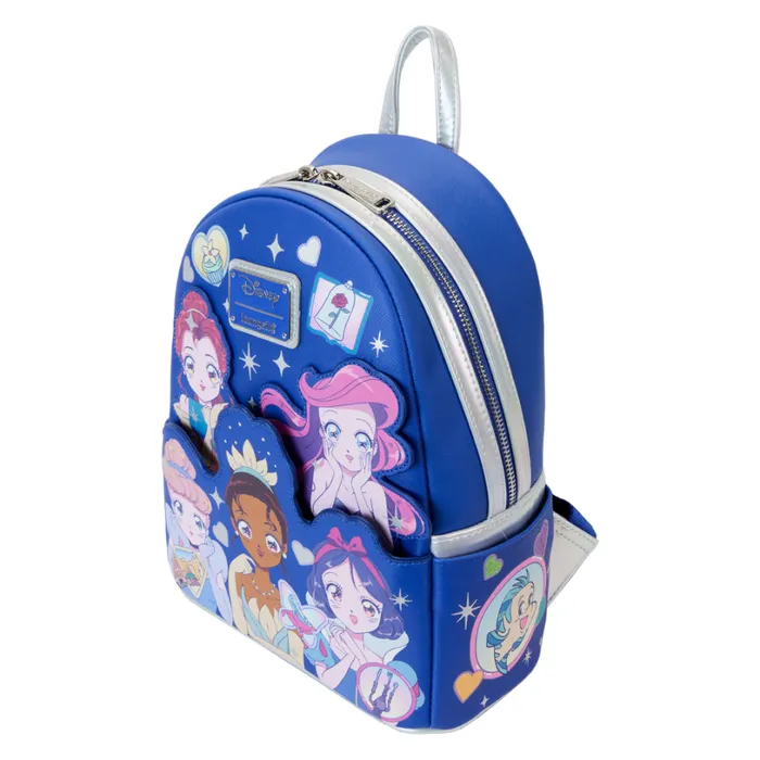 Disney Princess Manga Style Mini Backpack Unisex Loungefly Backpacks Disney Princess Manga Style Mini Backpack Unisex Loungefly Backpacks