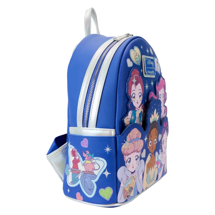 Disney Princess Manga Style Mini Backpack Unisex Loungefly Backpacks Disney Princess Manga Style Mini Backpack Unisex Loungefly Backpacks