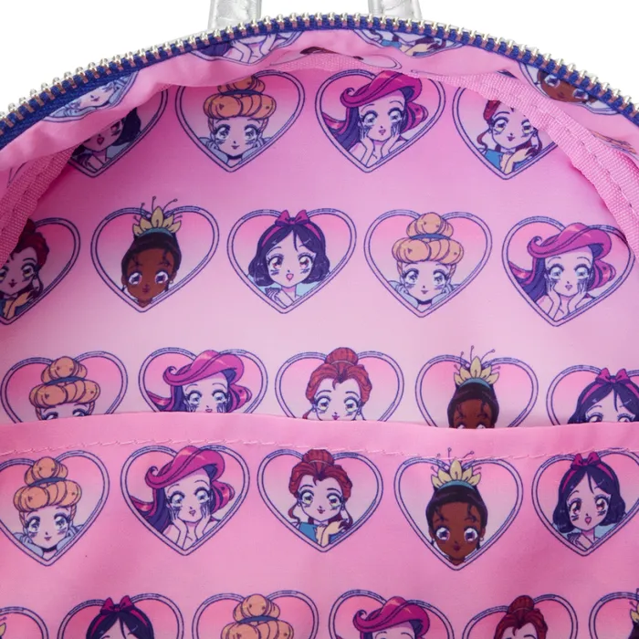 Disney Princess Manga Style Mini Backpack Unisex Loungefly Backpacks Disney Princess Manga Style Mini Backpack Unisex Loungefly Backpacks