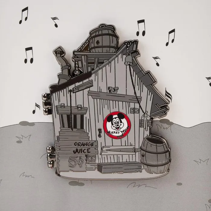Disney100 Mickey Mouse Club Hinged Pin Unisex Loungefly Enamel Pins