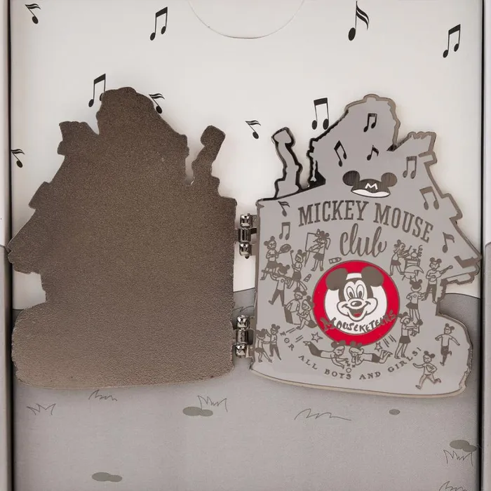 Disney100 Mickey Mouse Club Hinged Pin Unisex Loungefly Enamel Pins