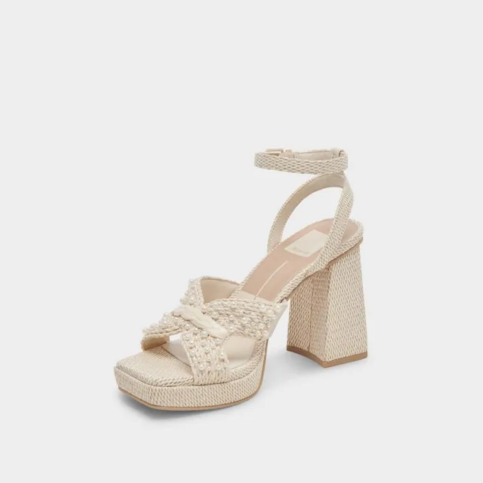 Dolce Vita Aries Pearl Heels Vanilla Pearls Women Heels