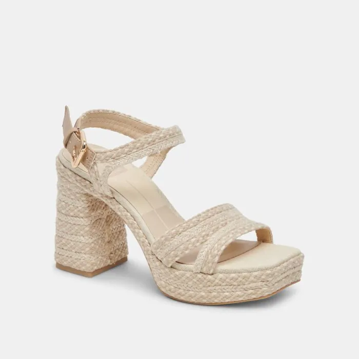 Dolce Vita Arnela Heels Dune Multi Woven Women Heels