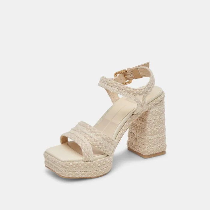 Dolce Vita Arnela Heels Dune Multi Woven Women Heels