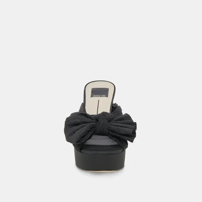 Dolce Vita Blare Heels Onyx Satin Women Heels