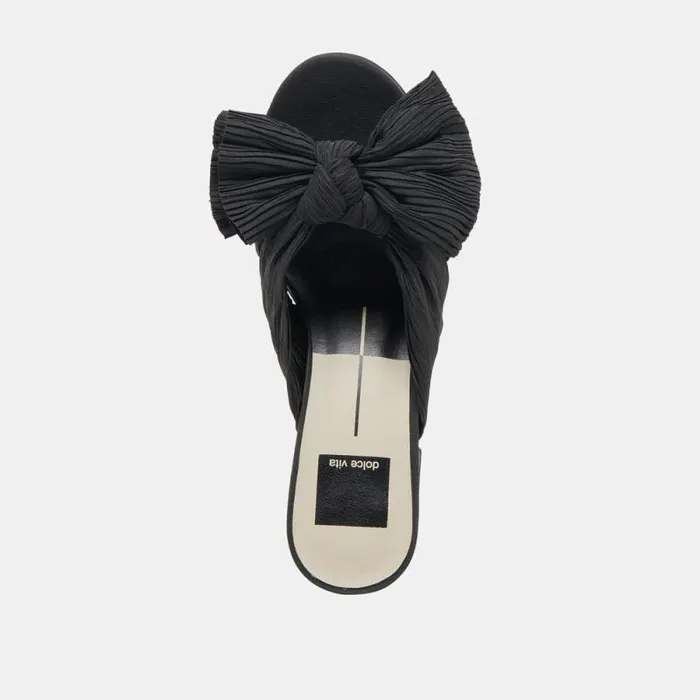 Dolce Vita Blare Heels Onyx Satin Women Heels