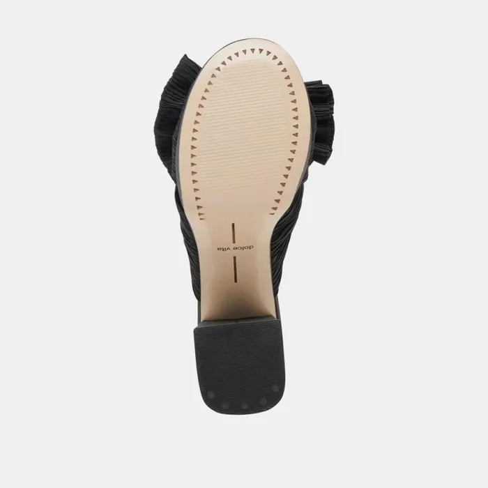Dolce Vita Blare Heels Onyx Satin Women Heels