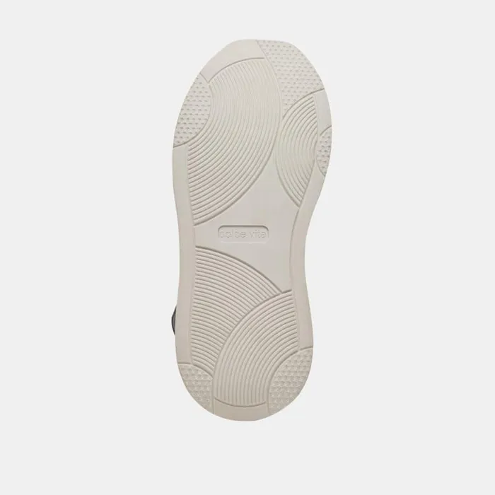 Dolce Vita Brax Sneaker White Black Leather Women Sneakers