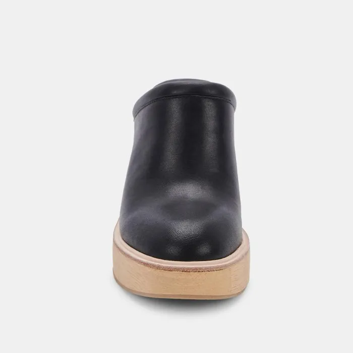 Dolce Vita Camdin Heels Black Leather Women Heels
