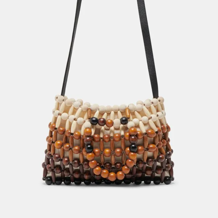 Dolce Vita Caroline Handbag Natural Multi Wood Women Handbags