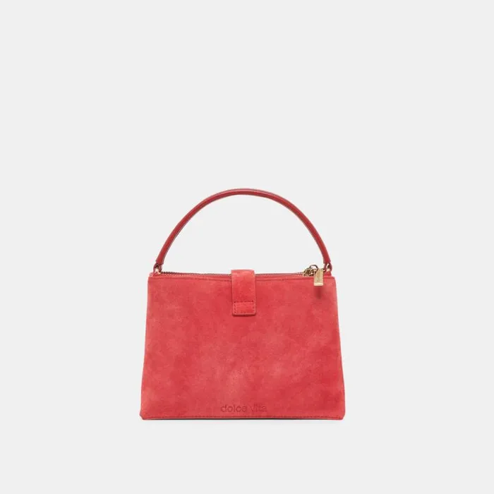 Dolce Vita Charly Crossbody Red Suede Women Handbags