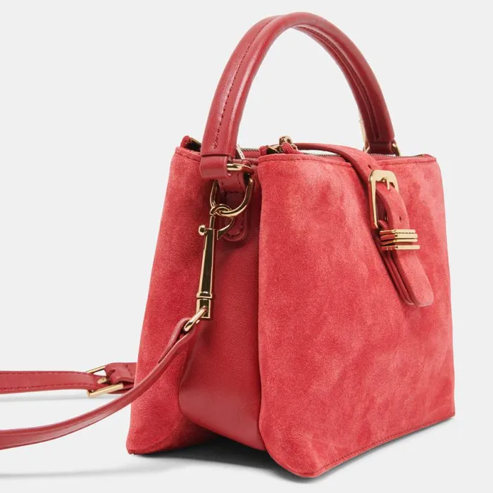 Dolce Vita Charly Crossbody Red Suede Women Handbags