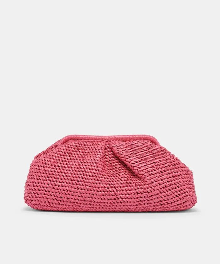 Dolce Vita Crissy Clutch Orchid Raffia Women Handbags