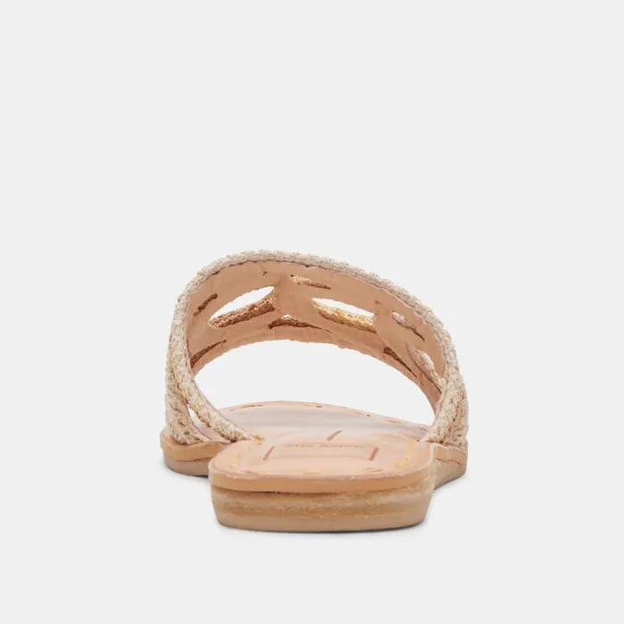 Dolce Vita Dany Sandals Natural Multi Raffia Women Sandals
