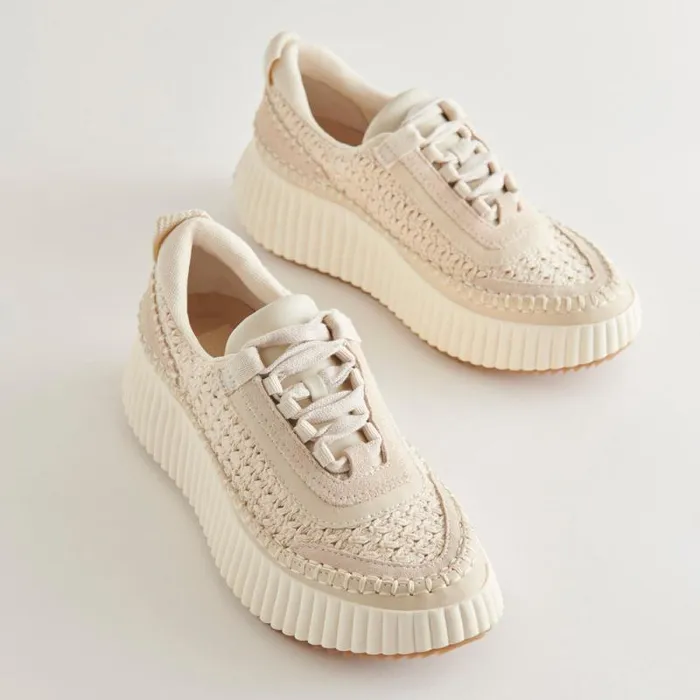 Dolce Vita Dolen Sneakers Sandstone Knit Women Sneakers