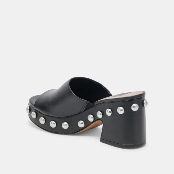 Dolce Vita Glori Heels Black Leather Women Heels