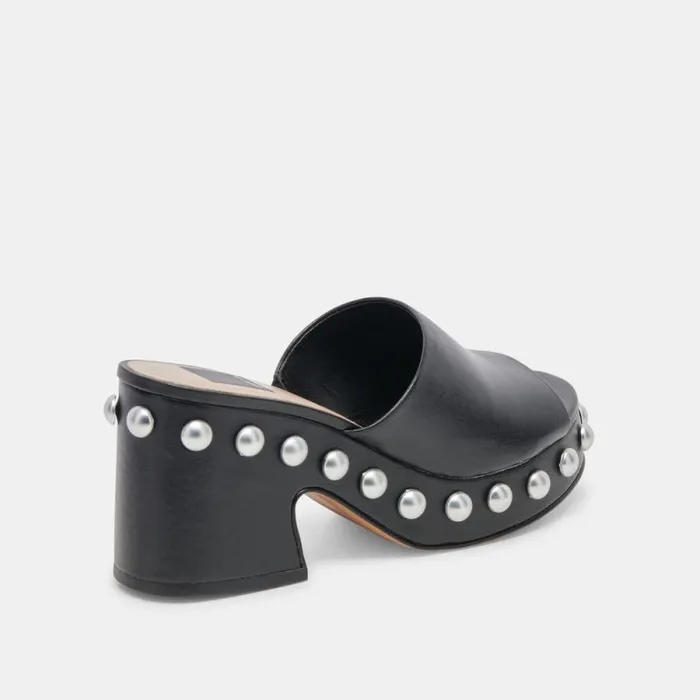 Dolce Vita Glori Heels Black Leather Women Heels