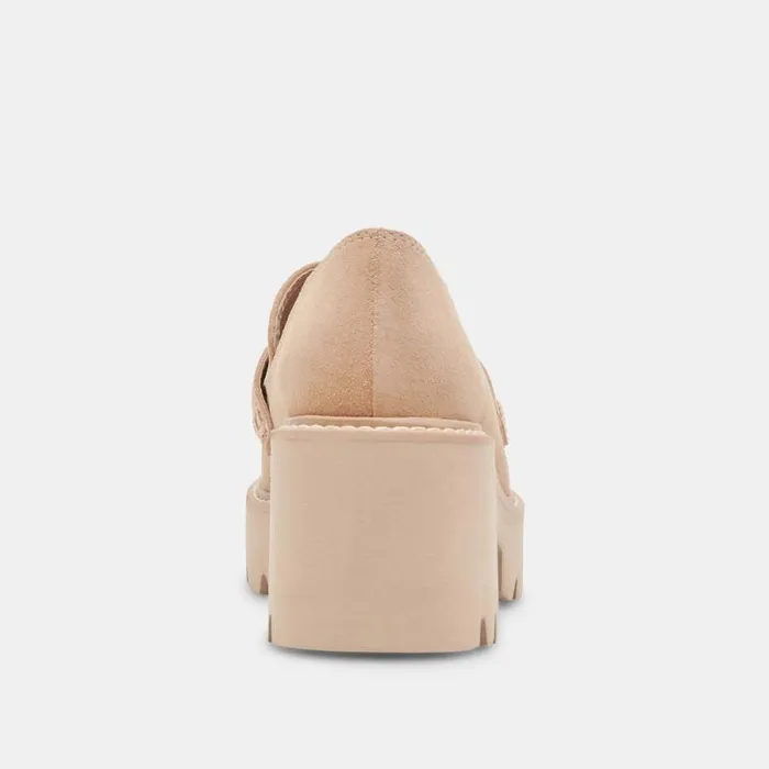 Dolce Vita Halona Loafers Dune Suede Women Flats and Loafers
