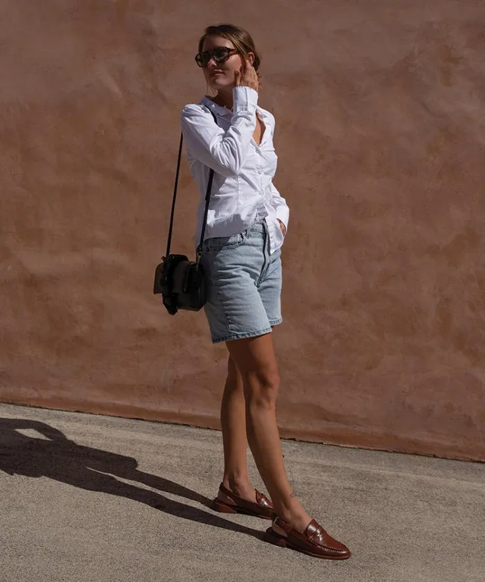 Dolce Vita Hardi Loafers Brown Crinkle Patent Women Flats and Loafers