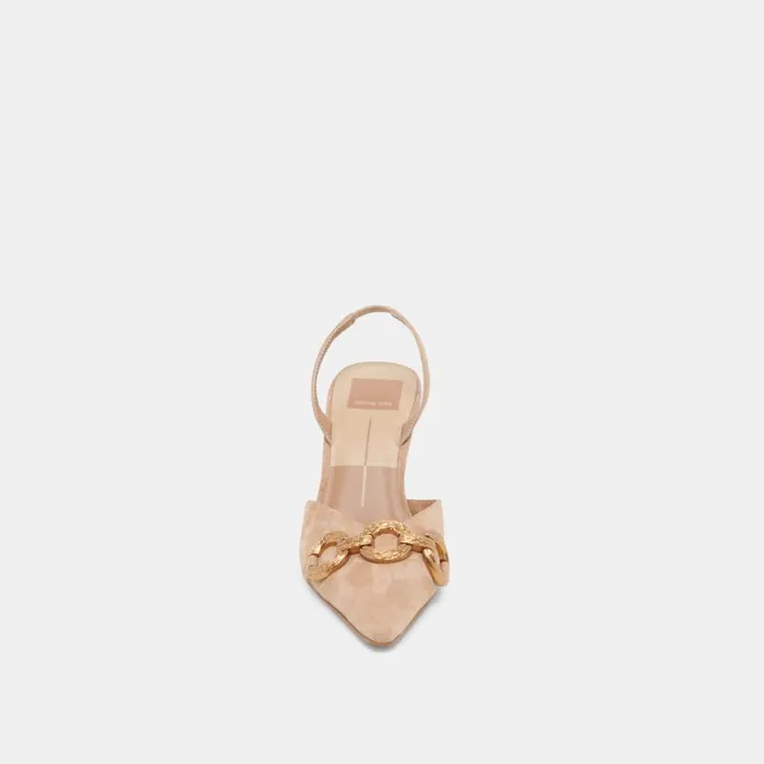 Dolce Vita Haylee Heels Camel Suede Women Heels