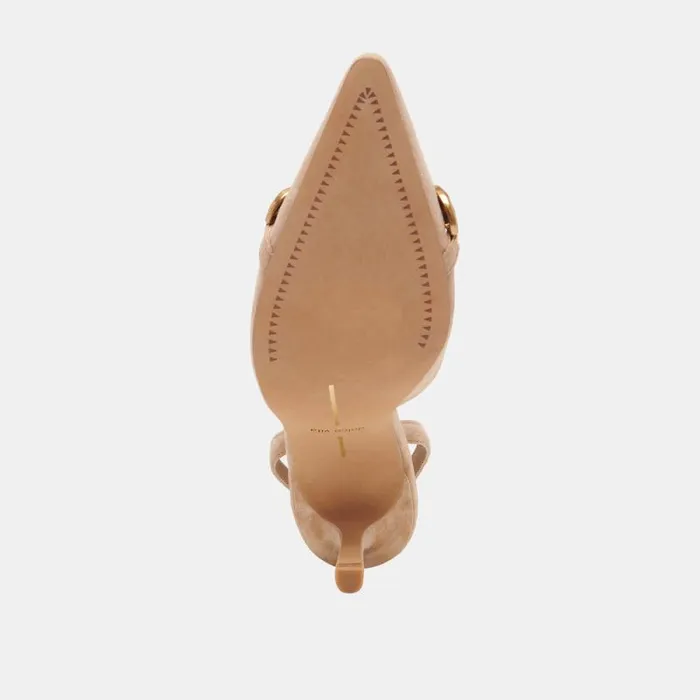 Dolce Vita Haylee Heels Camel Suede Women Heels