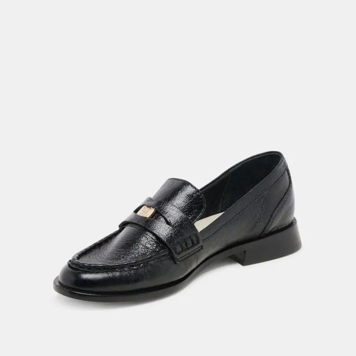 Dolce Vita Hilly Wide Loafers Midnight Coin Women Flats and Loafers