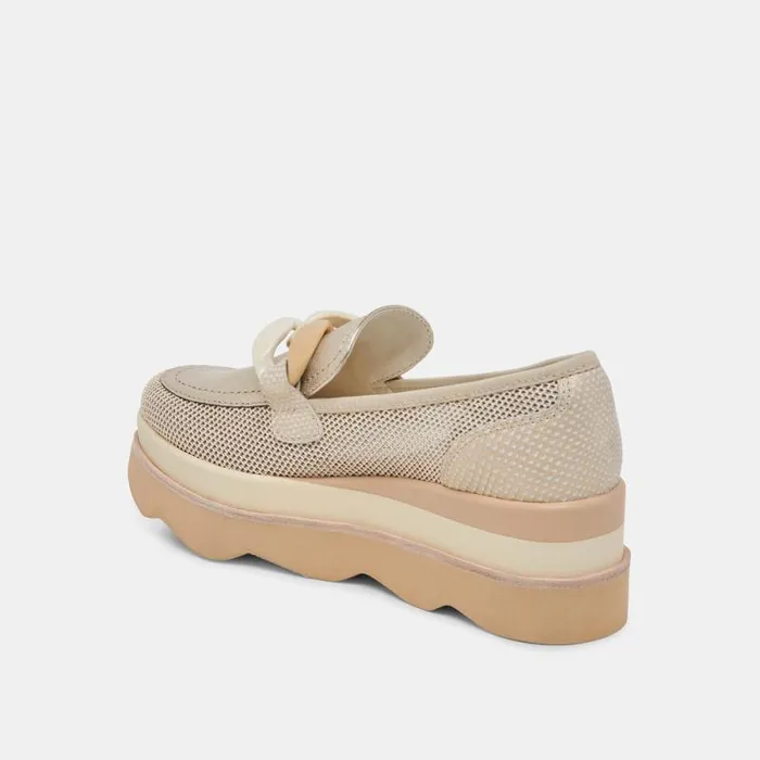 Dolce Vita Jaksen Sneakers Gold Mesh Women Sneakers