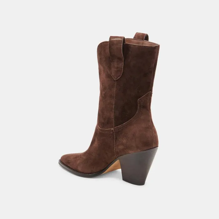 Dolce Vita Jessey Boots Dk Brown Suede Women Boots and Booties
