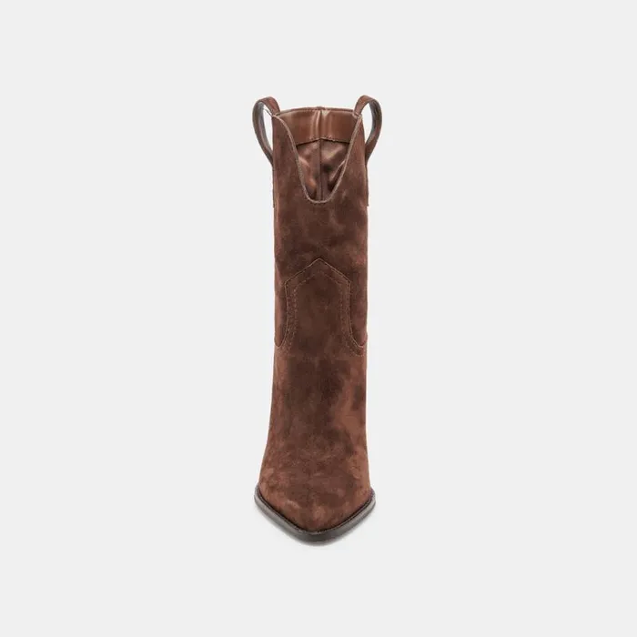 Dolce Vita Jessey Boots Dk Brown Suede Women Boots and Booties