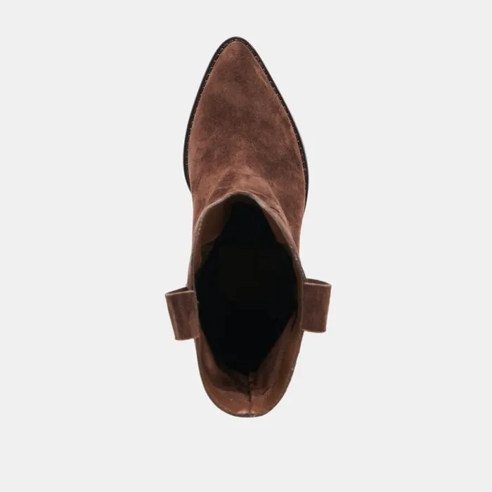 Dolce Vita Jessey Boots Dk Brown Suede Women Boots and Booties