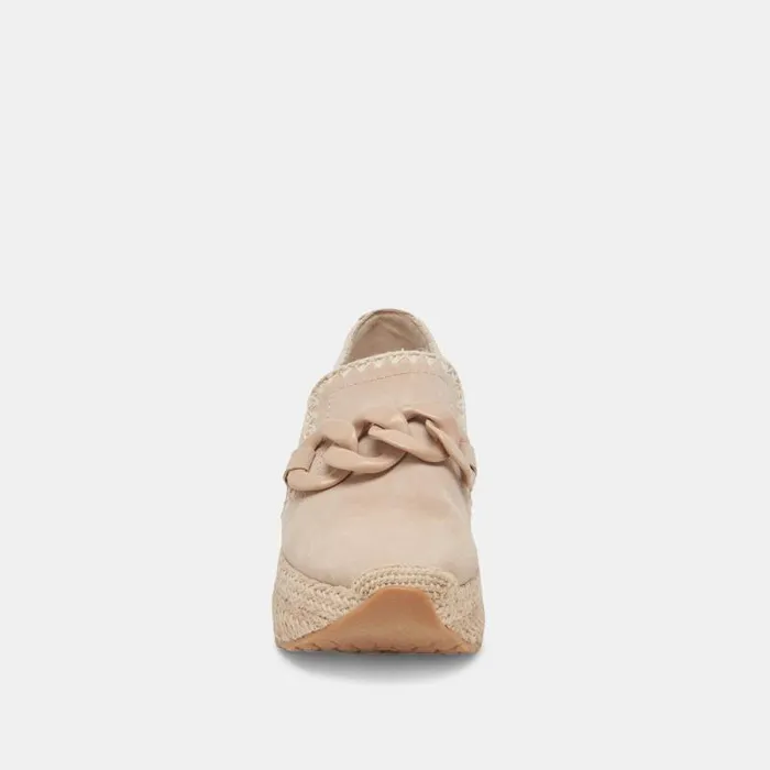 Dolce Vita Jhenee Espadrille Sneakers Dune Suede Women Flats and Loafers