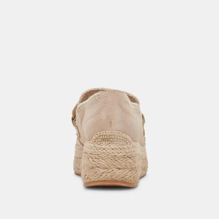 Dolce Vita Jhenee Espadrille Sneakers Dune Suede Women Flats and Loafers