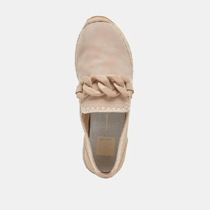 Dolce Vita Jhenee Espadrille Sneakers Dune Suede Women Flats and Loafers