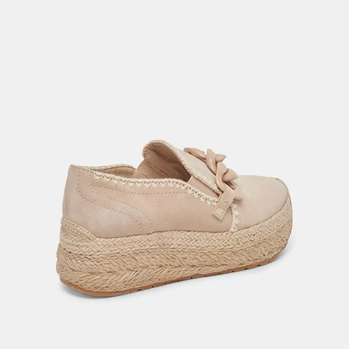 Dolce Vita Jhenee Espadrille Sneakers Dune Suede Women Flats and Loafers