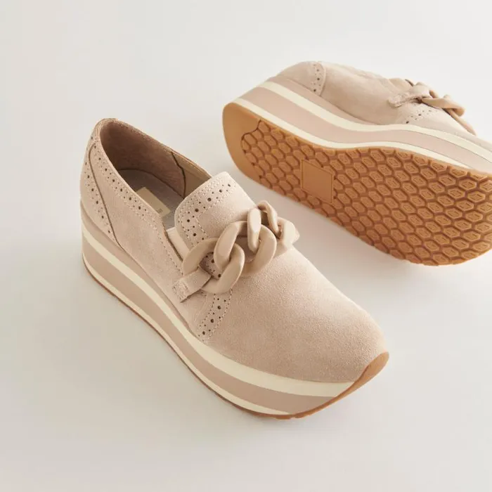 Dolce Vita Jhenee Sneakers Dune Suede Women Flats and Loafers