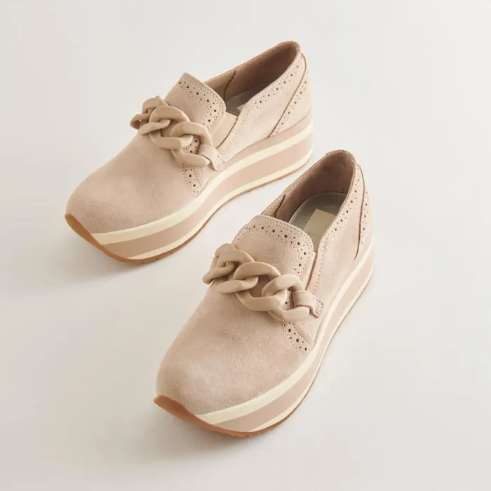 Dolce Vita Jhenee Sneakers Dune Suede Women Flats and Loafers
