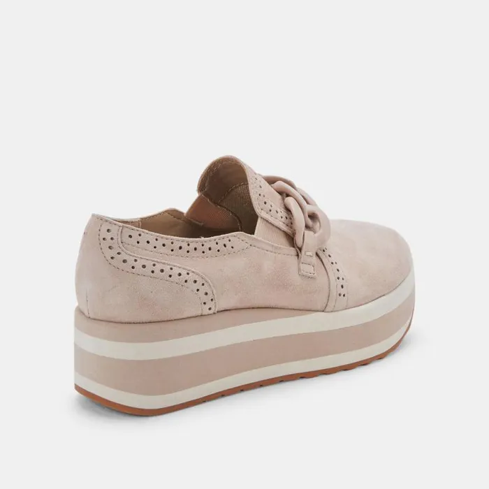 Dolce Vita Jhenee Sneakers Dune Suede Women Flats and Loafers