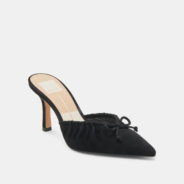 Dolce Vita Kairi Heels Onyx Suede Women Heels