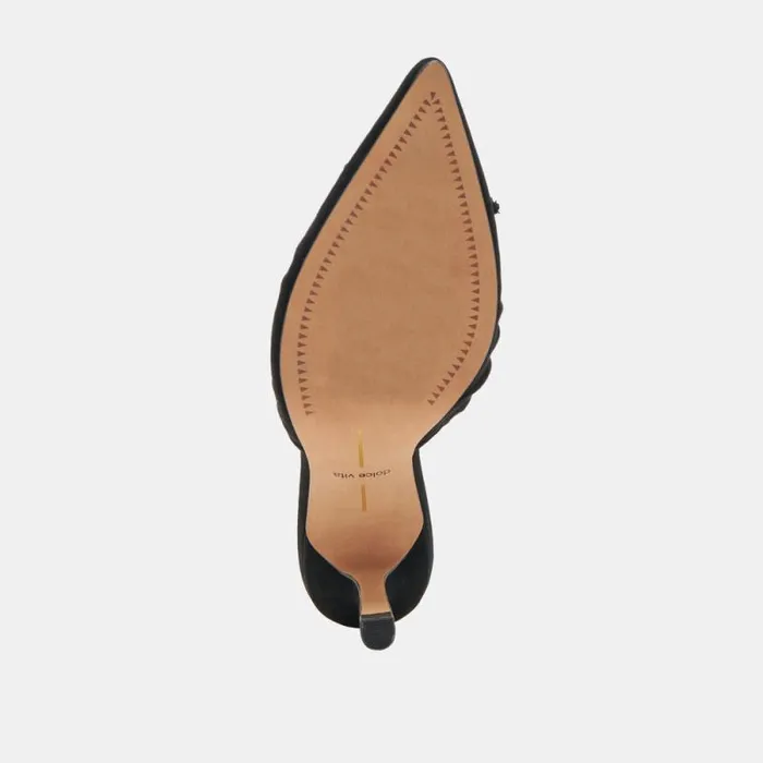 Dolce Vita Kairi Heels Onyx Suede Women Heels
