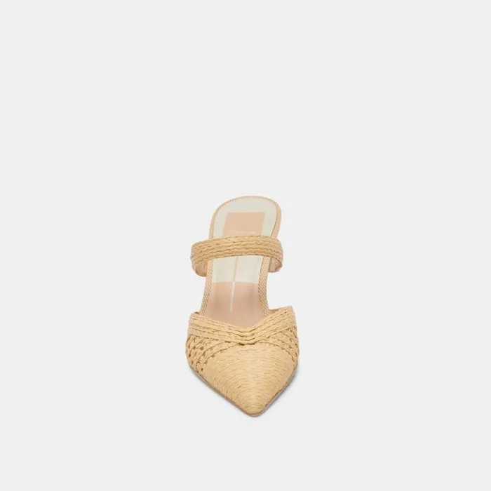 Dolce Vita Kaline Heels Lt Natural Raffia Women Heels