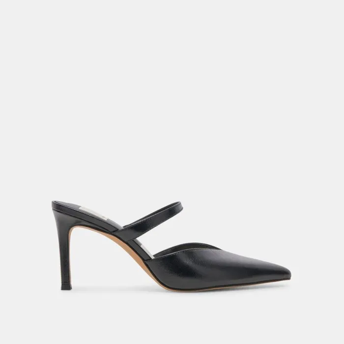 Dolce Vita Kanika Heels Midnight Crinkle Patent Women Heels