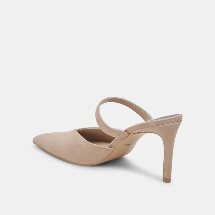 Dolce Vita Kanika Heels Taupe Suede Women Heels