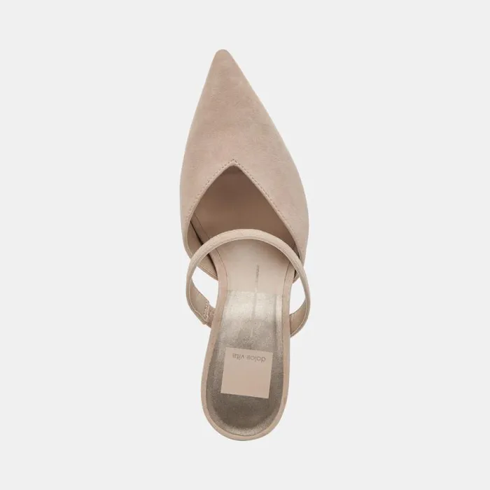 Dolce Vita Kanika Heels Taupe Suede Women Heels