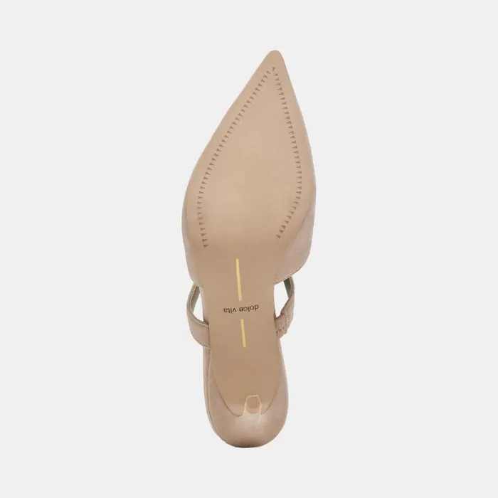 Dolce Vita Kanika Heels Taupe Suede Women Heels