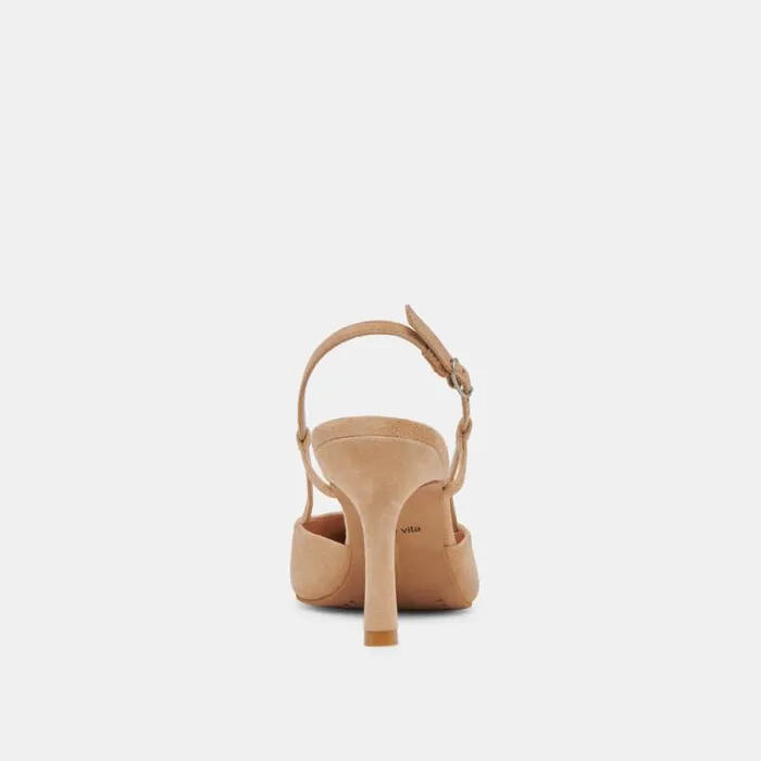 Dolce Vita Kim Heels Tan Suede Women Heels
