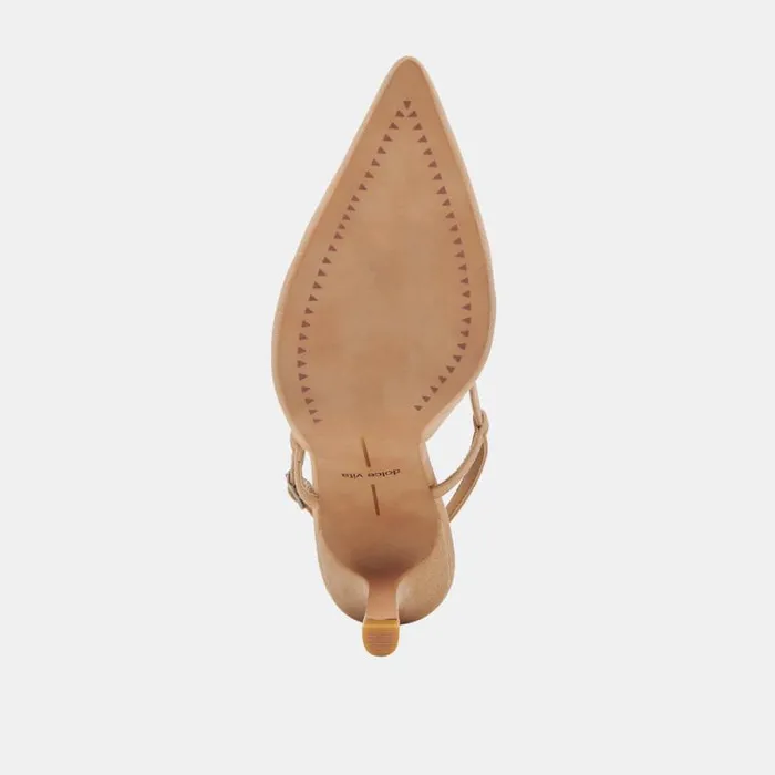 Dolce Vita Kim Heels Tan Suede Women Heels
