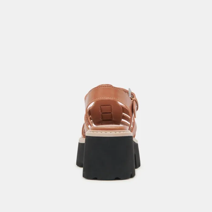 Dolce Vita Latice Sandals Brown Leather Women Sandals