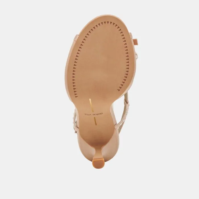 Dolce Vita Lonny Pearl Heels Blush Satin Women Heels
